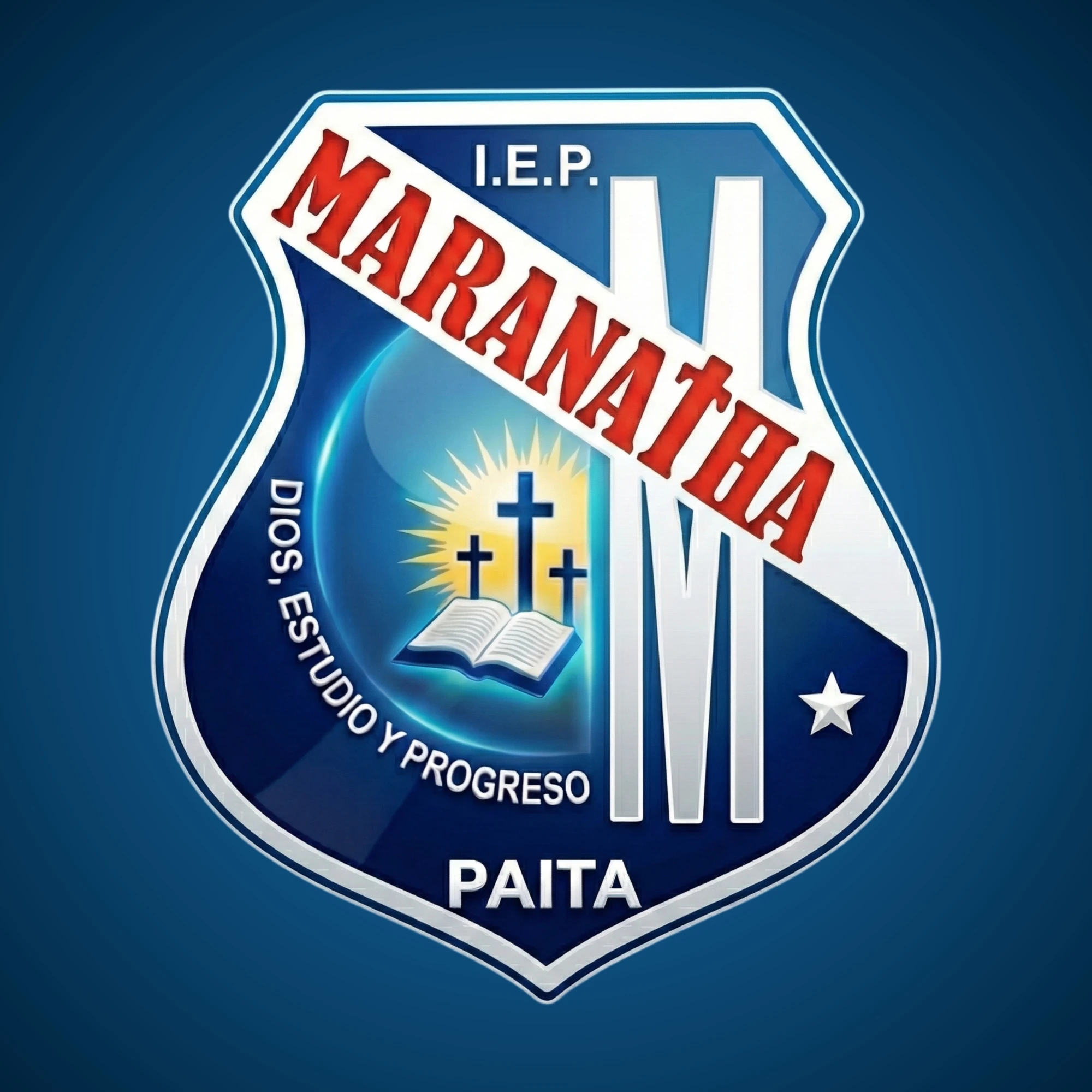 Escudo de la I.E.P. Maranatha